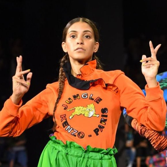 Kenzo x HM Tops - Kenzo x HM Jungle Orange Sweatshirt Sz. S
